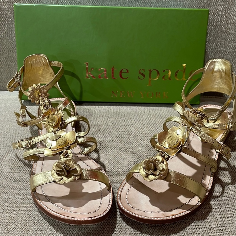 COPY - Kate Spade gold Sadia Sandals, size 9.5
